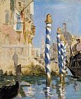 Venice Canvas Paintings - The Grand Canal Venice